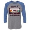 Unisex Triblend Three-Quarter Raglan T-Shirt Thumbnail