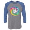 Unisex Triblend Three-Quarter Raglan T-Shirt Thumbnail