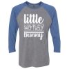 Unisex Triblend Three-Quarter Raglan T-Shirt Thumbnail