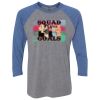 Unisex Triblend Three-Quarter Raglan T-Shirt Thumbnail