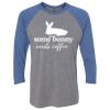 Unisex Triblend Three-Quarter Raglan T-Shirt Thumbnail