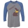 Unisex Triblend Three-Quarter Raglan T-Shirt Thumbnail