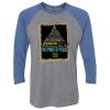 Unisex Triblend Three-Quarter Raglan T-Shirt Thumbnail