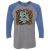 Unisex Triblend Three-Quarter Raglan T-Shirt Thumbnail