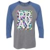 Unisex Triblend Three-Quarter Raglan T-Shirt Thumbnail