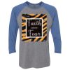 Unisex Triblend Three-Quarter Raglan T-Shirt Thumbnail