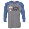 Unisex Triblend Three-Quarter Raglan T-Shirt Thumbnail