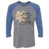 Unisex Triblend Three-Quarter Raglan T-Shirt Thumbnail