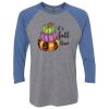 Unisex Triblend Three-Quarter Raglan T-Shirt Thumbnail