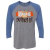 Unisex Triblend Three-Quarter Raglan T-Shirt Thumbnail