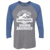 Unisex Triblend Three-Quarter Raglan T-Shirt Thumbnail