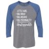 Unisex Triblend Three-Quarter Raglan T-Shirt Thumbnail