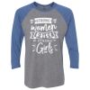 Unisex Triblend Three-Quarter Raglan T-Shirt Thumbnail