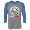 Unisex Triblend Three-Quarter Raglan T-Shirt Thumbnail