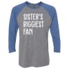 Unisex Triblend Three-Quarter Raglan T-Shirt Thumbnail