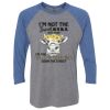 Unisex Triblend Three-Quarter Raglan T-Shirt Thumbnail