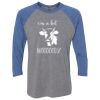 Unisex Triblend Three-Quarter Raglan T-Shirt Thumbnail