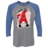 Unisex Triblend Three-Quarter Raglan T-Shirt Thumbnail