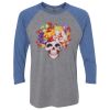 Unisex Triblend Three-Quarter Raglan T-Shirt Thumbnail