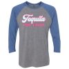 Unisex Triblend Three-Quarter Raglan T-Shirt Thumbnail