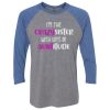 Unisex Triblend Three-Quarter Raglan T-Shirt Thumbnail