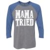 Unisex Triblend Three-Quarter Raglan T-Shirt Thumbnail