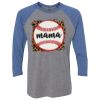 Unisex Triblend Three-Quarter Raglan T-Shirt Thumbnail