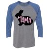 Unisex Triblend Three-Quarter Raglan T-Shirt Thumbnail