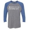 Unisex Triblend Three-Quarter Raglan T-Shirt Thumbnail