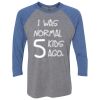 Unisex Triblend Three-Quarter Raglan T-Shirt Thumbnail