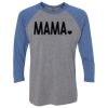 Unisex Triblend Three-Quarter Raglan T-Shirt Thumbnail