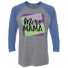 Unisex Triblend Three-Quarter Raglan T-Shirt Thumbnail