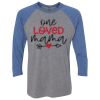 Unisex Triblend Three-Quarter Raglan T-Shirt Thumbnail