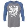 Unisex Triblend Three-Quarter Raglan T-Shirt Thumbnail