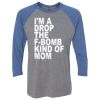 Unisex Triblend Three-Quarter Raglan T-Shirt Thumbnail