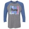 Unisex Triblend Three-Quarter Raglan T-Shirt Thumbnail