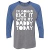 Unisex Triblend Three-Quarter Raglan T-Shirt Thumbnail