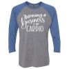 Unisex Triblend Three-Quarter Raglan T-Shirt Thumbnail