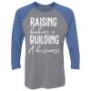 Unisex Triblend Three-Quarter Raglan T-Shirt Thumbnail