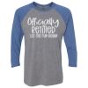 Unisex Triblend Three-Quarter Raglan T-Shirt Thumbnail