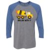 Unisex Triblend Three-Quarter Raglan T-Shirt Thumbnail