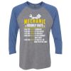 Unisex Triblend Three-Quarter Raglan T-Shirt Thumbnail