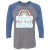 Unisex Triblend Three-Quarter Raglan T-Shirt Thumbnail