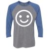 Unisex Triblend Three-Quarter Raglan T-Shirt Thumbnail