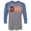 Unisex Triblend Three-Quarter Raglan T-Shirt Thumbnail