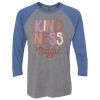 Unisex Triblend Three-Quarter Raglan T-Shirt Thumbnail