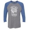 Unisex Triblend Three-Quarter Raglan T-Shirt Thumbnail