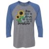 Unisex Triblend Three-Quarter Raglan T-Shirt Thumbnail