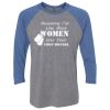 Unisex Triblend Three-Quarter Raglan T-Shirt Thumbnail