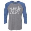 Unisex Triblend Three-Quarter Raglan T-Shirt Thumbnail